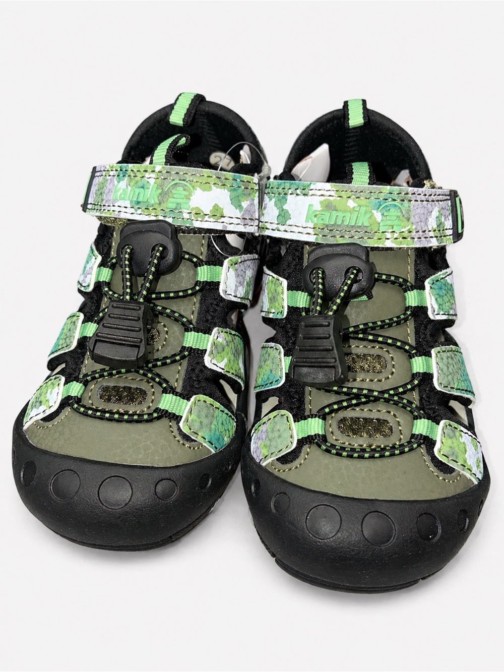 Kids Kamik Waterproof Crab Camouflage Sandals Size 10 NWOT